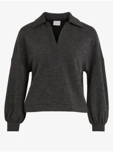 Dark grey sweater VILA Many - Women #730347