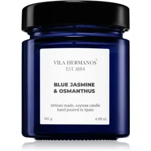 Vila Hermanos Apothecary Cobalt Blue Jasmine & Osmanthus vonná sviečka 140 g