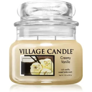 Village Candle Vonná sviečka v skle - Creamy Vanilla - Vanilková zmrzlina, malá
