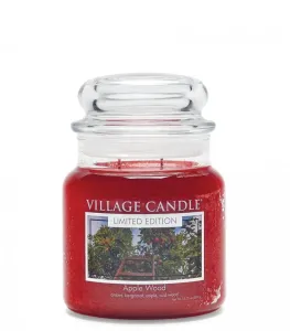 Village Candle Vonná sviečka v skle Jabloňové drevo (Apple Wood) 389 g