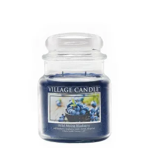 Village Candle Vonná sviečka v skle Divoká čučoriedka (Wild Maine Blue berry) 389 g