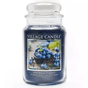 Village Candle Vonná sviečka v skle Wild Maine Blue berry 602 g
