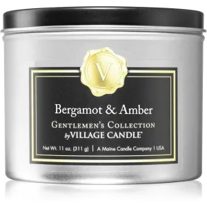 Village Candle Gentlemen's Collection Bergamot & Amber vonná sviečka v plechu 311 g #6423203