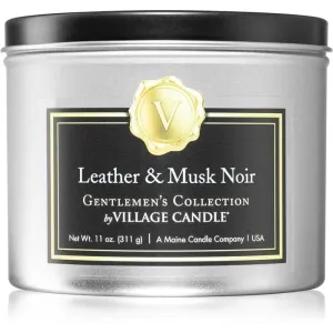 Village Candle Gentlemen's Collection Leather & Musk Noir vonná sviečka I. 311 g