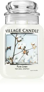 Village Candle Vonná sviečka v skle - Pure Linen - Čistá bielizeň, veľká