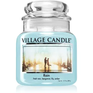 Village Candle Vonná sviečka v skle - Rain - Dážď, stredná
