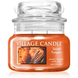 Village Candle Vonná sviečka v skle - Spiced Pumpkin - Tekvica a korenie, malá
