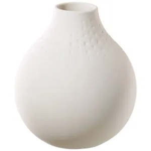 Villeroy & Boch Collier Blanc porcelánová váza Perle, 12 cm 10-1681-5516