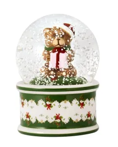 Villeroy & Boch Christmas Toys snehová guľa s medvedíkom, 9 cm 14-8327-6695