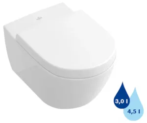 VILLEROY & BOCH - Subway 2.0 Závesné WC, AquaReduct, alpská biela 56001001