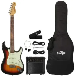 VINTAGE V60 Coaster Electric Guitar Pack 3TS
