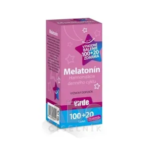 VIRDE Melatonín 1mg VÝHODNÉ BALENIE (100+20 tbl zdarma)