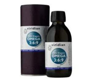 Viridian 100% Organic Omega 3: 6: 9 Oil 200 ml #1558370