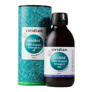 Viridian Viridikid Omega 3 olej BIO 200 ml #1558401