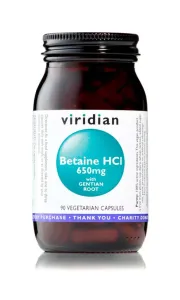 Viridian Betaine HCL 90 Capsules