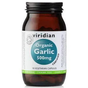 Viridian Garlic organic 500 mg 90 kapslí #562230
