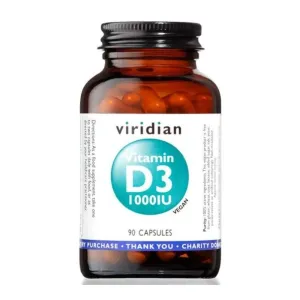 Viridian Vitamin D3 90 Capsules (1000IU)