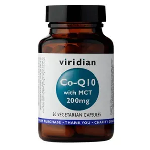 VIRIDIAN Nutrition Co-enzym Q10 with MCT 200 mg 30 kapsúl