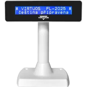 Virtuos LCD FL-2025MB 2× 20 biely #5505110