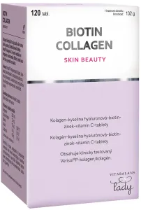 VITABALANS LADY Biotín collagen skin beauty 120 tabliet