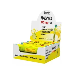 Vitabalans MAGNEX 375 mg + B6 effervescent DISPLEJ tbl eff Lemon 18x20 ks, 1x1 set