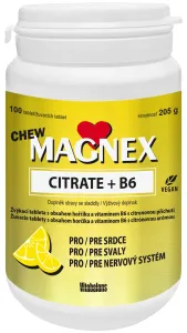 Vitabalans Oy Vitabalans Magnex citrate+B6 chew žuvacie tablety 100 ks