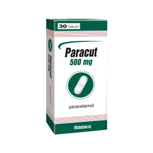 Paracut 500 mg proti bolesti a horúčke 30 tabliet