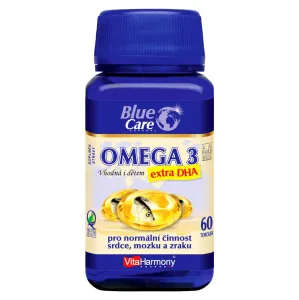 VITAHARMONY Omega 3 extra DHA - vhodná i dětem 60 tobolek