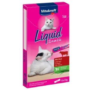 VITAKRAFT CAT LIQUID SNACK HOVADZIE + INULIN 90 G, 2423521