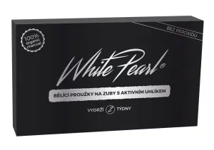 White Pearl PAP Charcoal Whitening Strips bielenie zubov bieliace pásiky na zuby 28 ks unisex