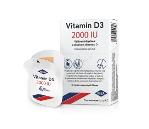 IBSA Vitamín D3 2000 IU príchuť pomaranč 30 rýchlo rozpustných filmov