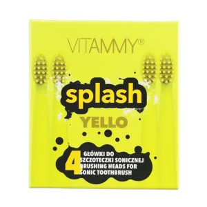 Vitammy Splash, Náhradné Násady Na Zubné Kefky Splash, Žltá/Yellow/