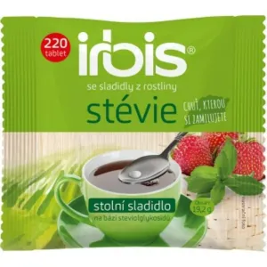 irbis stévia tbl (stolové sladidlo na báze glykozidov steviolu) náhradné balenie 1x220 ks