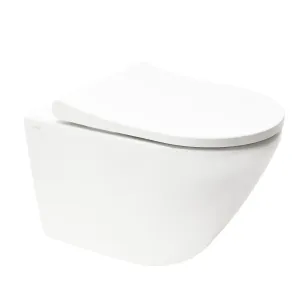 WC závesné VitrA Integra Rim-Ex vrátane sedátka so soft close, zadný odpad 7041-003-6285