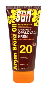 Vivaco Sun Argan Bronz Oil Tanning Cream SPF20 100 ml opaľovací prípravok na telo unisex