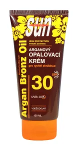 Vivaco Sun Argan Bronz Oil Tanning Cream SPF30 100 ml opaľovací prípravok na telo unisex
