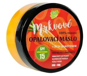 Vivaco Bio Carrot Suntan Butter SPF15 150 ml opaľovací prípravok na tvár unisex