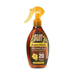 Vivaco Sun Argan Bronz Suntan Oil SPF20 200 ml opaľovací prípravok na telo unisex