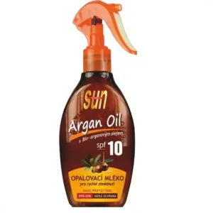 Vivaco Sun Argan Bronz Suntan Oil SPF10 200 ml opaľovací prípravok na telo unisex
