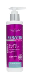 Vivaco Keratínový regeneračný balzam na vlasy s kofeínom pre ženy 200 ml