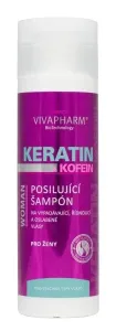 Vivapharm Keratínový šampón s kofeínom pri vypadávaní vlasov pre ženy 200 ml