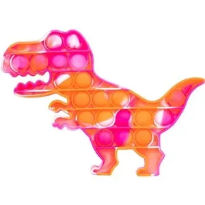 Pop it – dinosaurus oranžovo-ružový