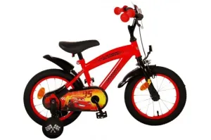 VOLARE - Detský bicykel Disney Cars - chlapčenský - 14 palcov - červený #8996183