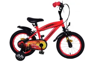 VOLARE - Detský bicykel Disney Cars - chlapčenský - 14 palcov - červený #8996184
