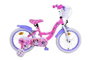 VOLARE - Detský bicykel Disney Minnie - dievčenský - 16 palcov - Ružový