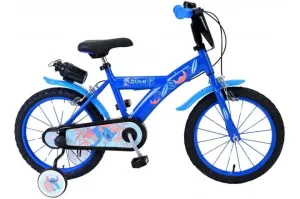 VOLARE - Detský bicykel Disney Stitch – chlapčenský – 16 palcový – modrý – dve ručné brzdy