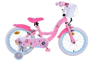 VOLARE - Detský bicykel DisneyPrincess - dievčenský - 16 palcov - Ružový