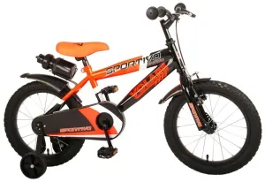 VOLARE - Detský bicykel pre chlapcov Sportivo Neon Orange Black 16