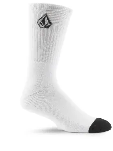 Ponožky Volcom (3-pack) pánske, biela farba