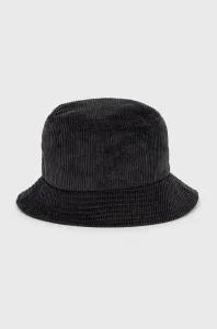 Bavlnený klobúk Volcom čierna farba, bavlnený